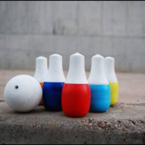 Wooden Mini Bowling Set