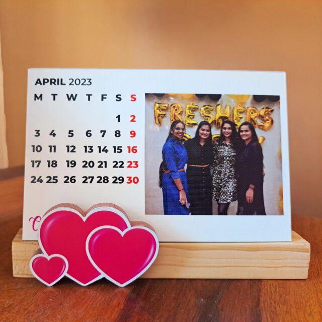 Cutesy Customized Calendar with photos