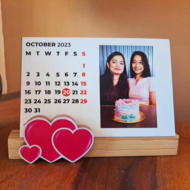Customize your calendar online with Cutesy India