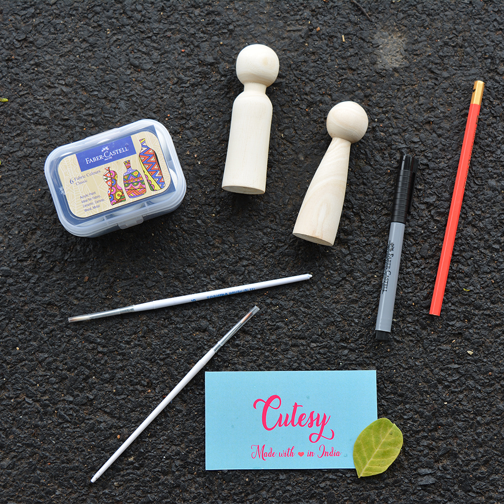 Cutesy Doll DIY Kit with accessories