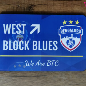 Cutesy Door Sign Blue