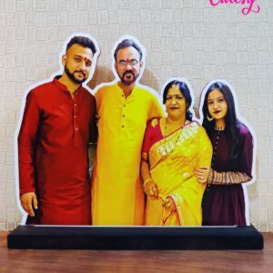 Cutesy Family Photo Cutouts