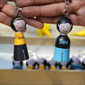 Customised Doll Keychain