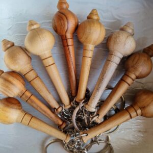 Wooden Gada Keychain