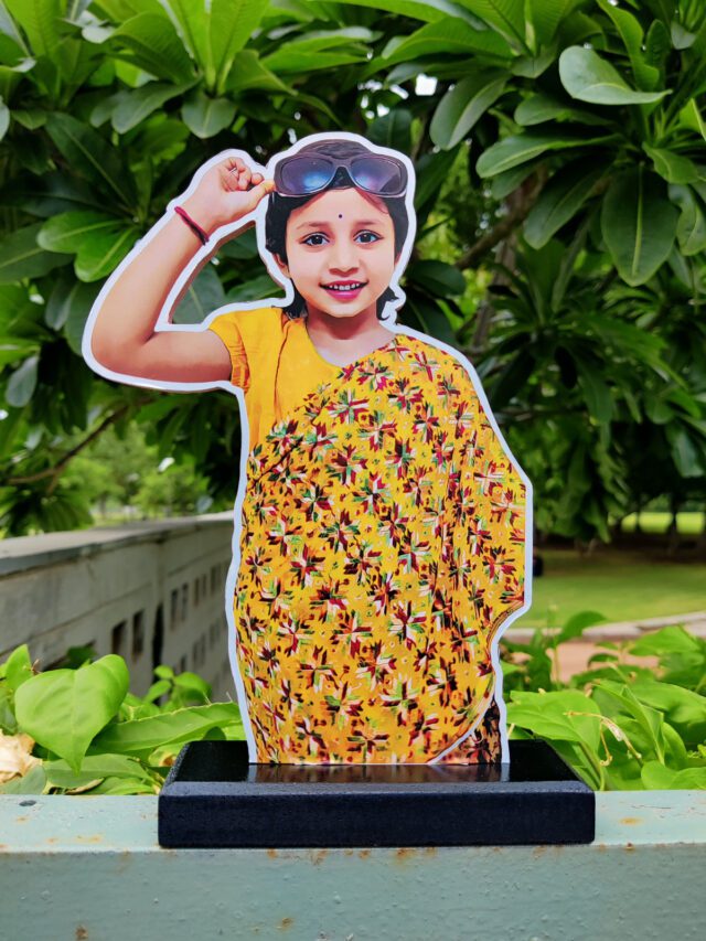 Solo Photo Cutout of a girl