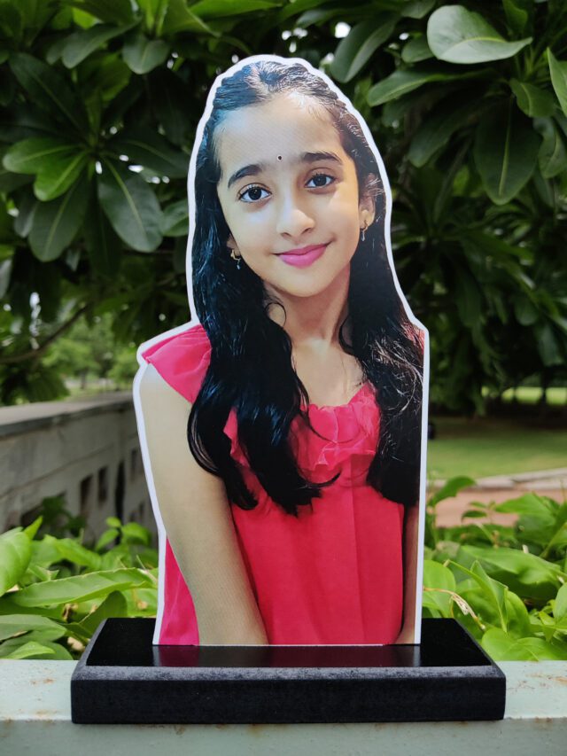 Solo Photo Cutout of a girl smiling