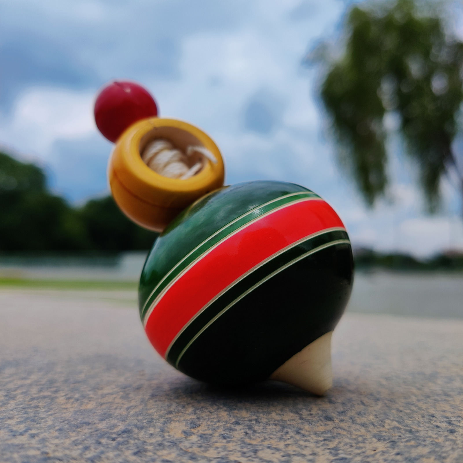Wooden Spin Top