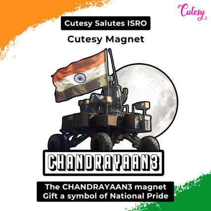 CHANDRAYAAN 3 Magnet – Space Themed Gift from Cutesy India