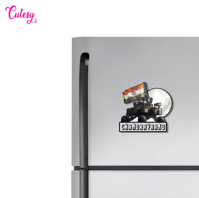 CHANDRAYAAN Magnet on fridge