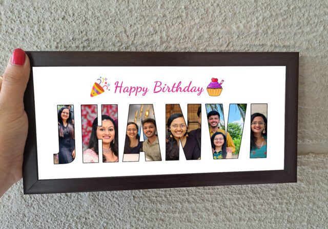 Cutesy NamePix Frame – Personalized Photo Gift