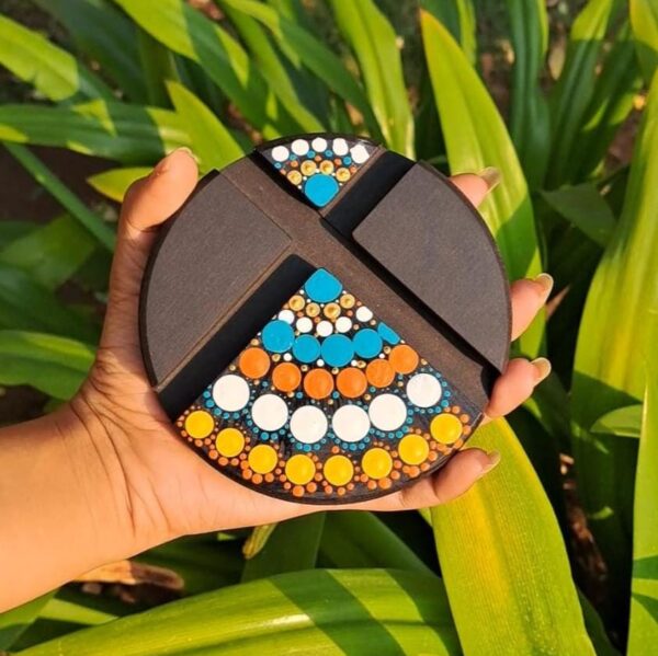 Mandala Art Mobile Stand