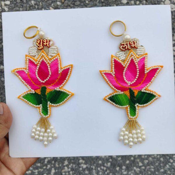Handcrafted Shubh-Labh hangings!