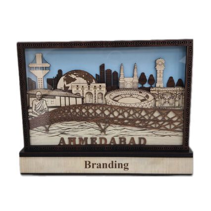 Customizable Ahmedabad MDF Showpiece from Cutesy India