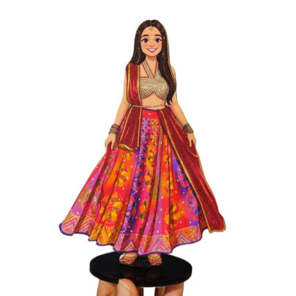 Personalised MiniMe Cutout caricature standees in traditional outfits